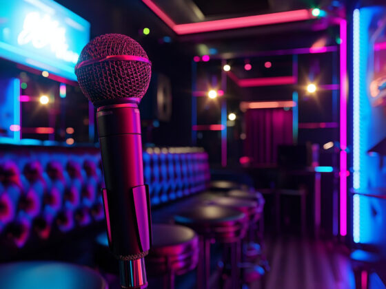 микрофон, заведение